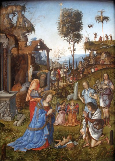 The Adoration of the Shepherds by Amico Aspertini